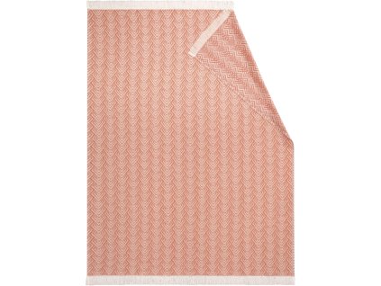 Biederlack Charmed Summer Cameo Coral pléd 130 x 180 cm
