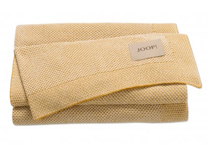 Biederlack JOOP! Light Knit Gold-Ecru pléd 130 x 170 cm