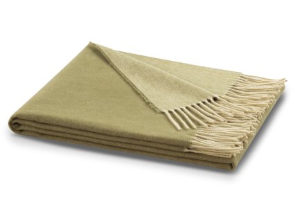 Biederlack Modern Classics Olive pléd 130 x 170 cm