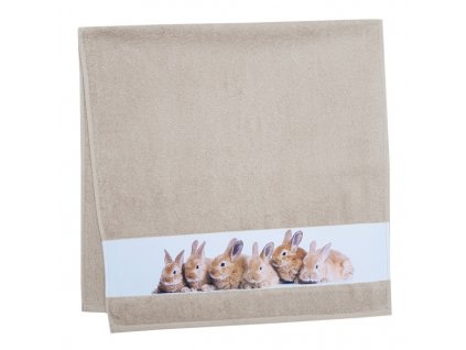 Framsohn Hasen Oxford Tan ručníky (Výška cm 100, Šířka cm 50)