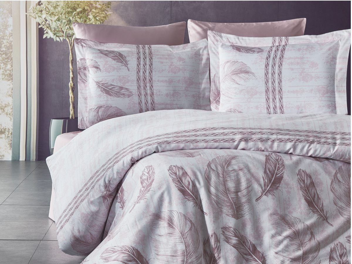 Brotex Francouzské povlečení Satén 240x220, 70x90cm Elena