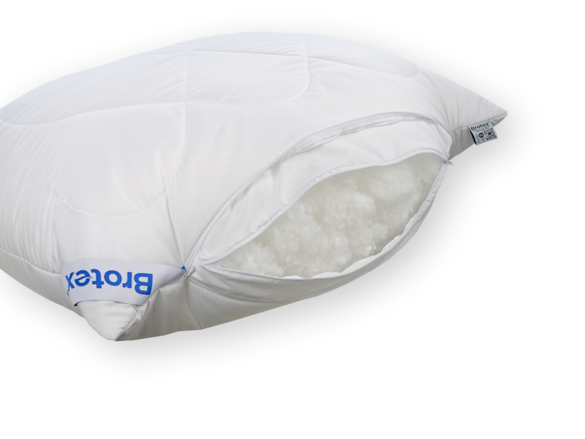 Brotex Polštář Alaska Luxus 70x90cm 900g 2xzip kuličky UNICO®