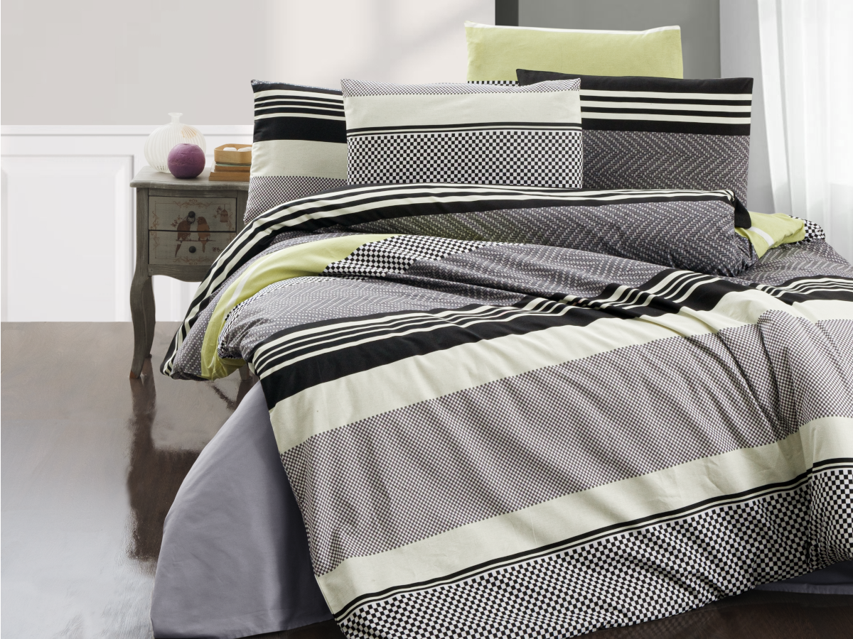 Brotex Povlečení francouzské bavlna 240x200,70x90 Racing yellow