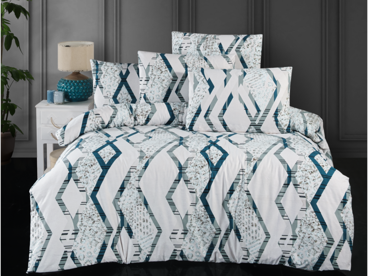 Brotex Prodloužené povlečení bavlna 140x220, 70x90cm Labyrint