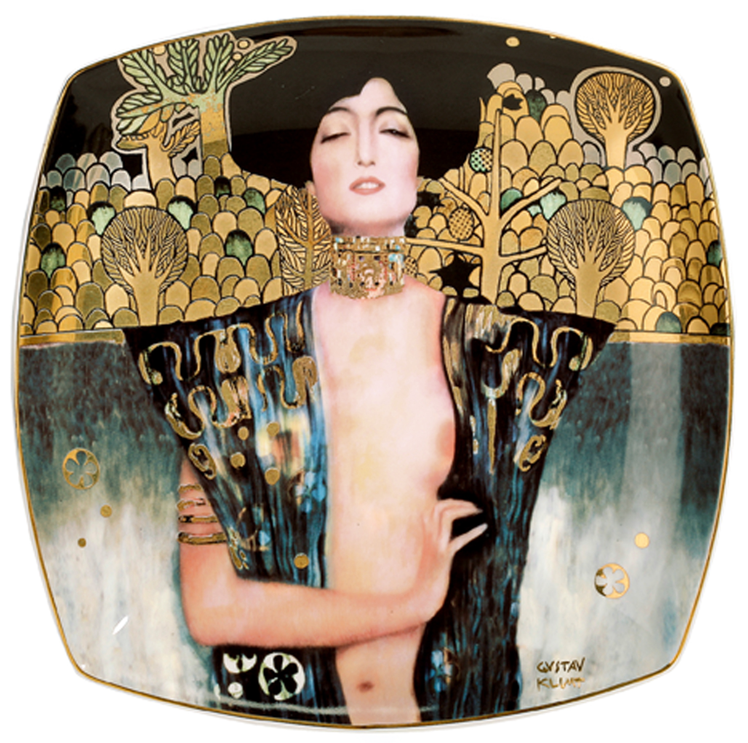 Goebel Klimt Dezertní talíř Judith