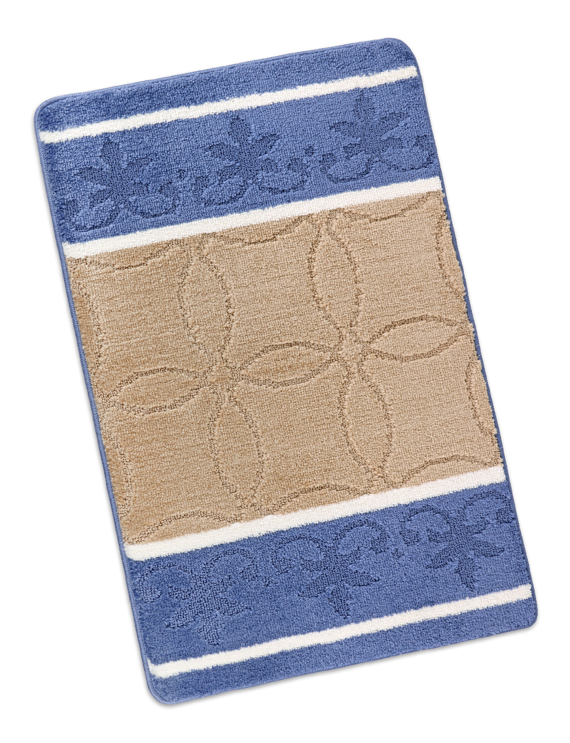 Brotex Koupelnová předložka 60x100cm Ornament modrobéžový