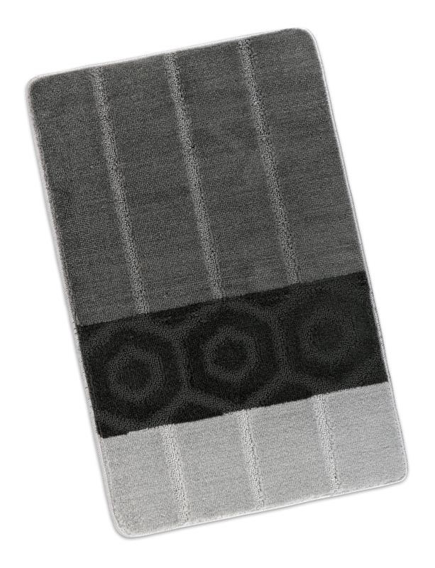 Brotex Koupelnová předložka 60x100cm Pruhy šedočerné