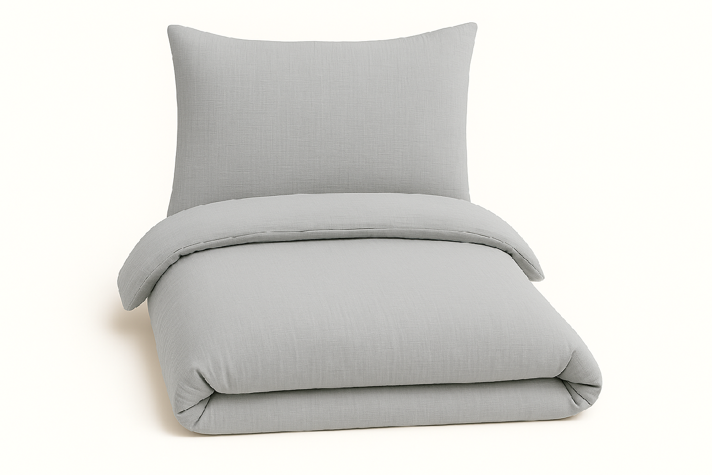 Brotex Mušelínové povlečení 140x200, 70x90 cm světle šedé