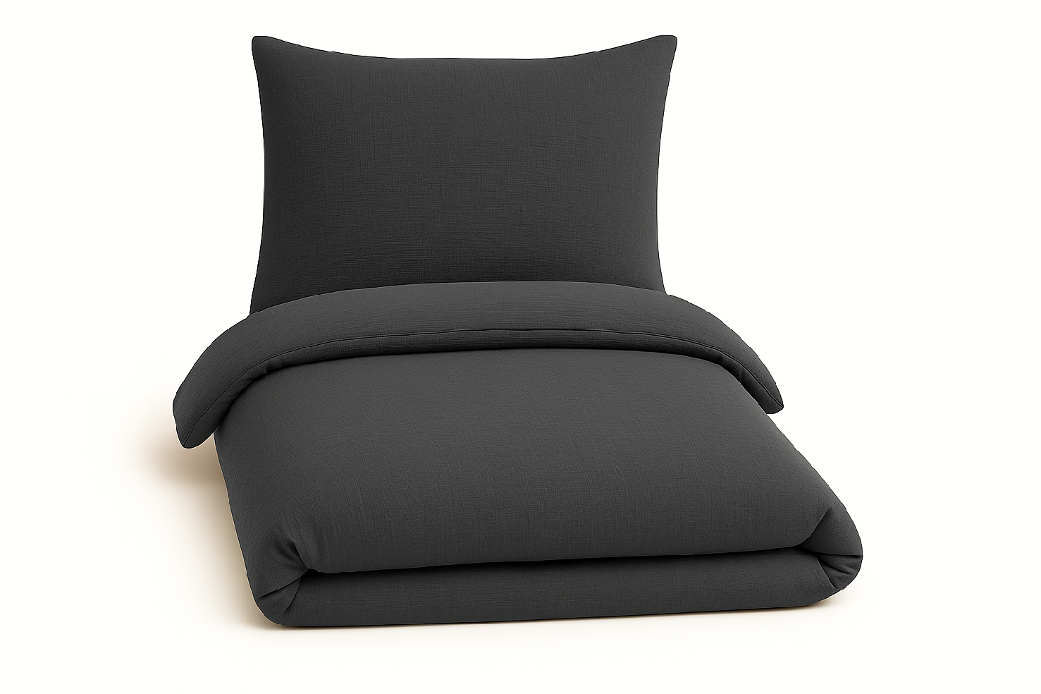 Brotex Mušelínové povlečení 140x220, 70x90 cm tmavě šedé