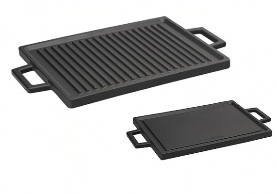 LAVA METAL Litinová oboustranná plotýnka 22x30cm