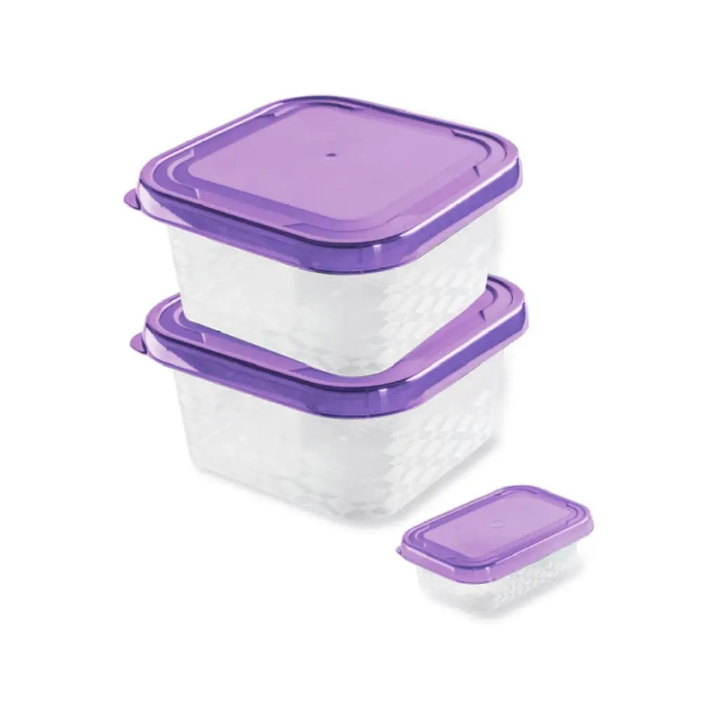 Branq Sada dóz na potraviny Ori purple 3ks