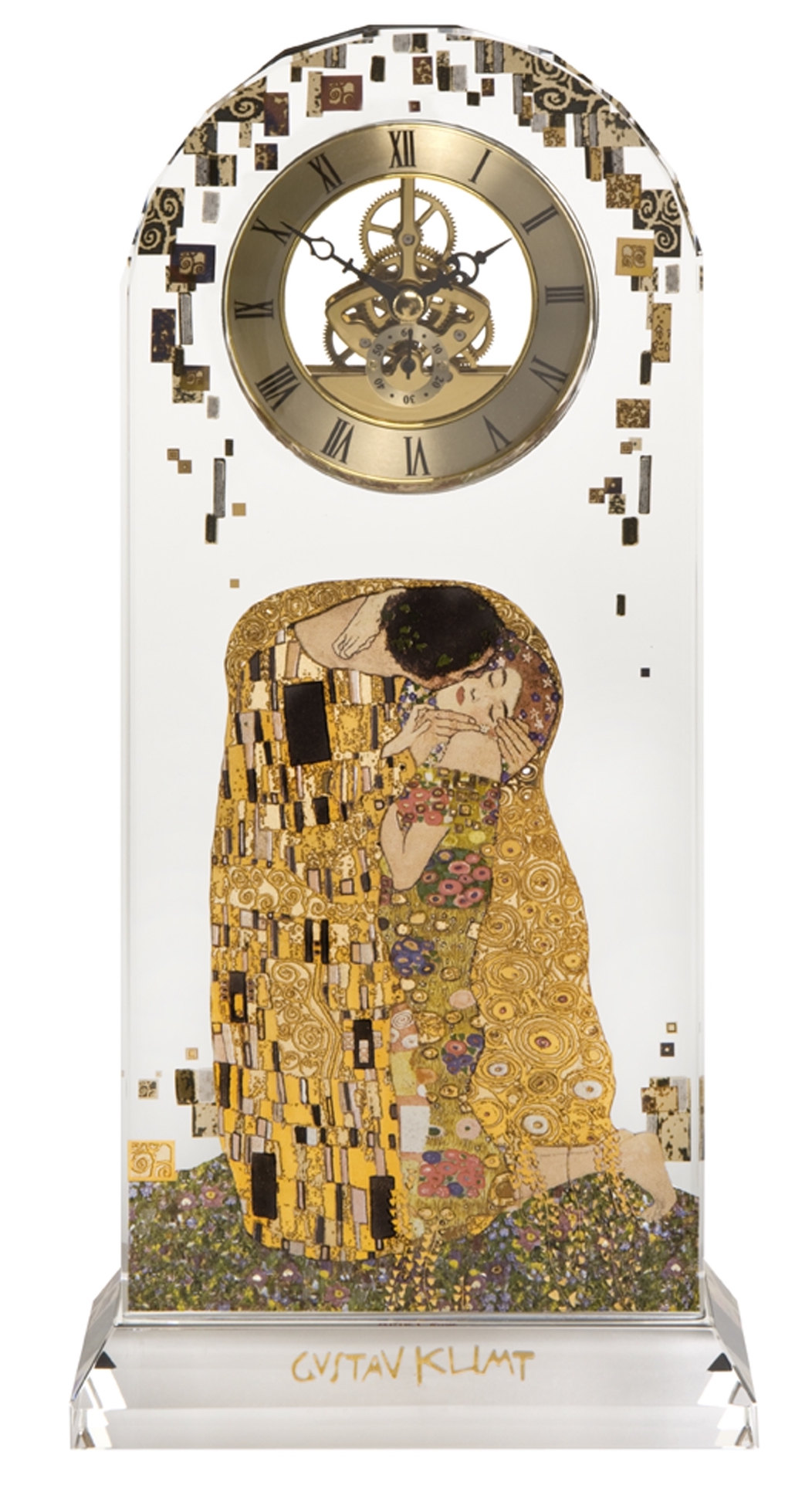 Goebel Klimt Hodiny Polibek