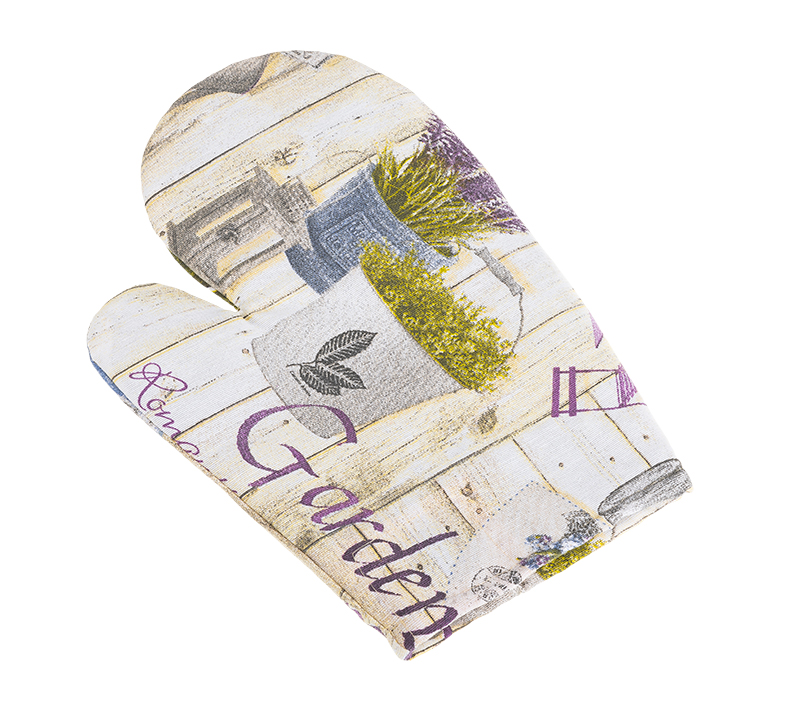 Brotex Kuchyňská chňapka zahrada lila