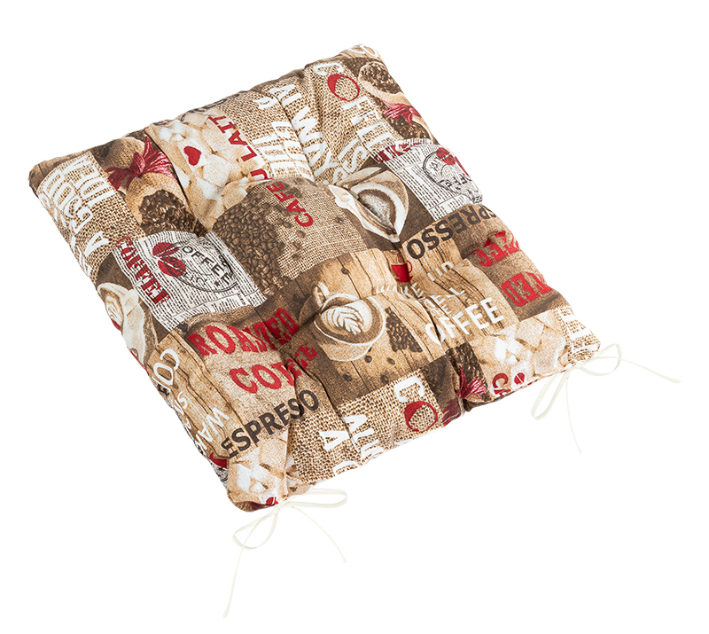 Brotex Sedák prošívaný 40x40 cm zrnková káva