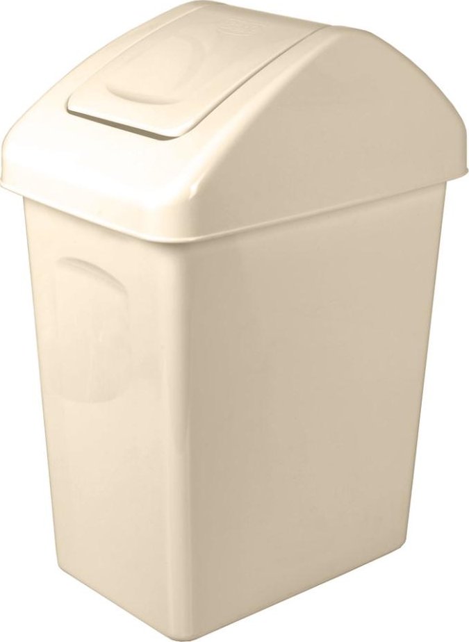 Branq Odpadkový koš s výklopným víkem 10l - béžový