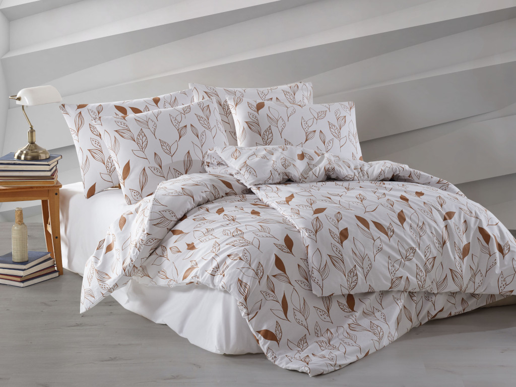 Brotex Povlečení francouzské bavlna 240x220,70x90 Monaco hnědé