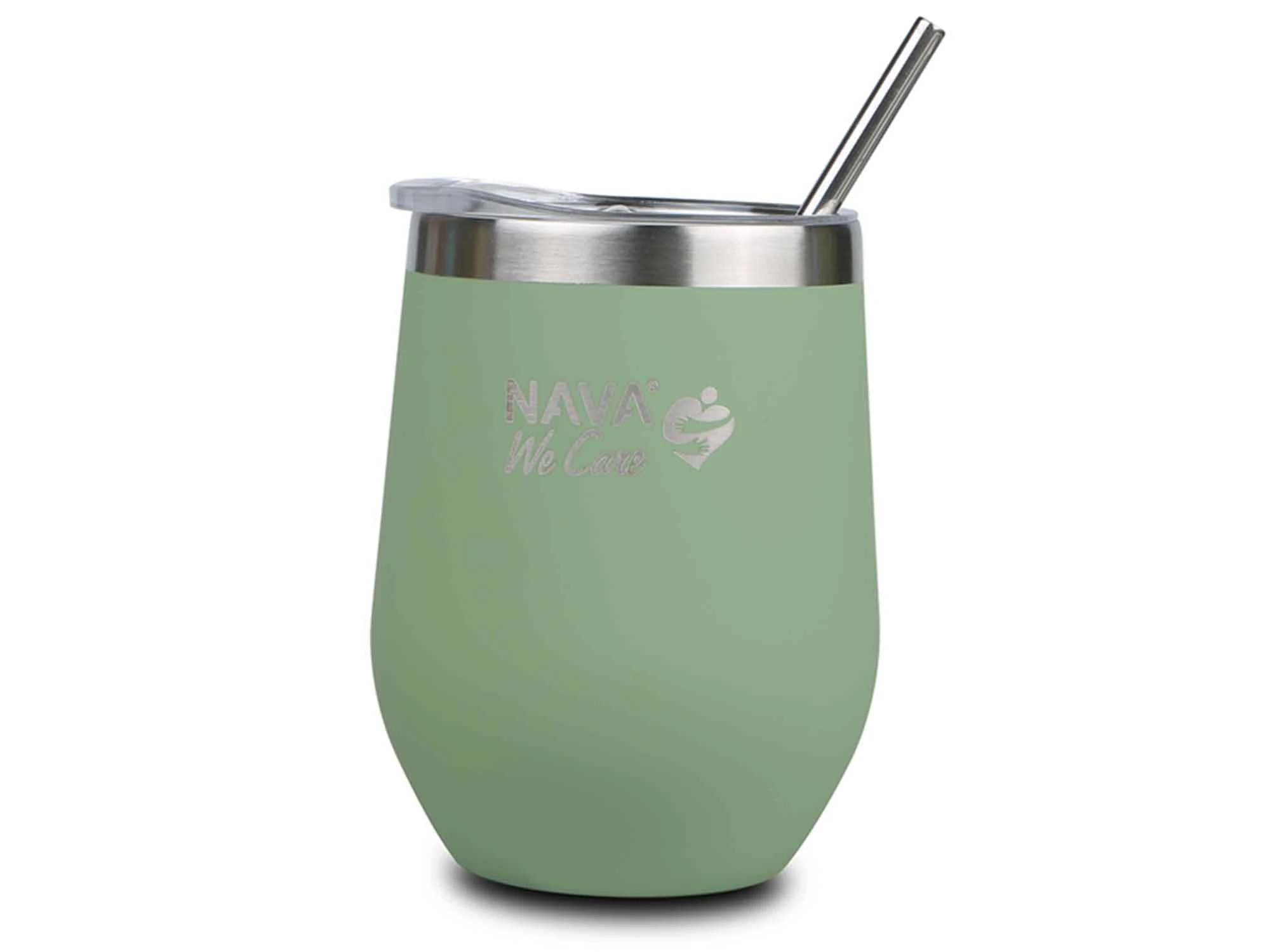 Cestovní termohrnek NAVA 360 ml - zelený