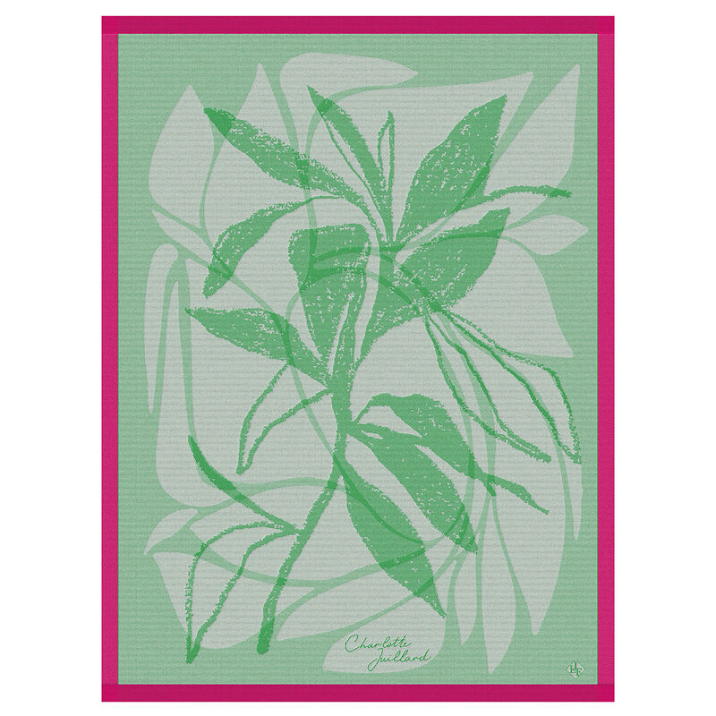 LE JACQUARD FRANÇAIS Le Jacquard Francais Octobre Rose Utěrka 80 x 60 cm zelená