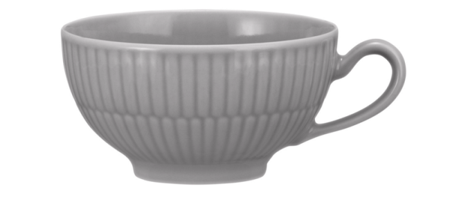 Čajový šálek 0.22 ltr. AMINA SILVER GREY, šedá, Seltmann Weiden