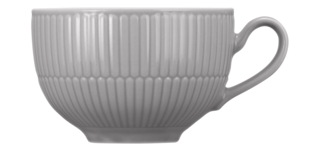 Šálek na bílou kávu 0.35 ltr. AMINA SILVER GREY, šedá, Seltmann Weiden