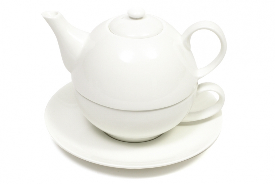 Maxwell and Williams White Basic Coupe čaj pro jednoho