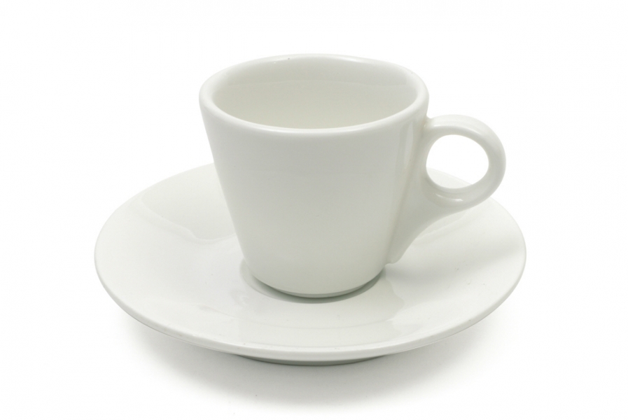 Maxwell and Williams White Basic Coupe espresso šálek s podšálkem 80 ml