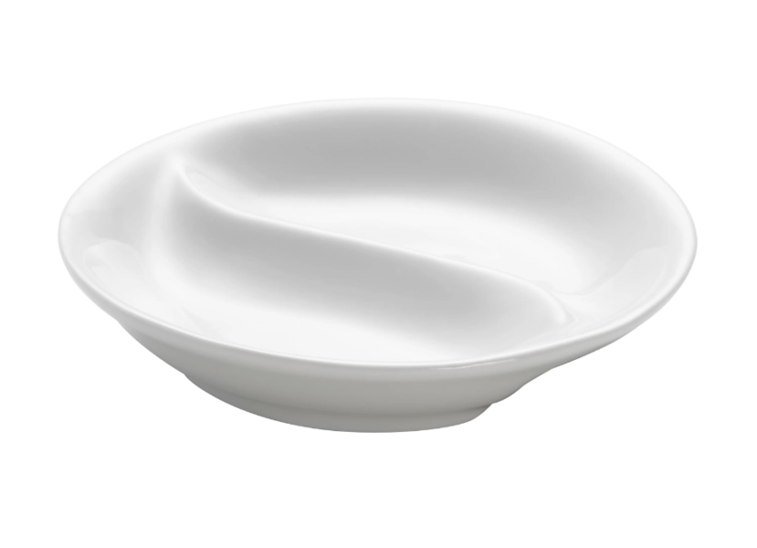 Maxwell and Williams White Basic Coupe dělený talířek 10 cm