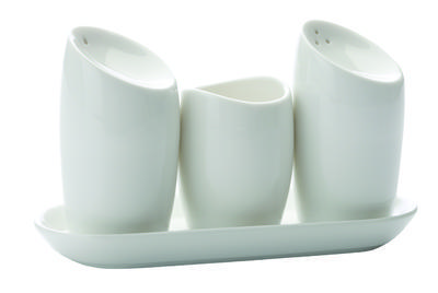 Maxwell and Williams White Basic Coupe sůl & pepř set