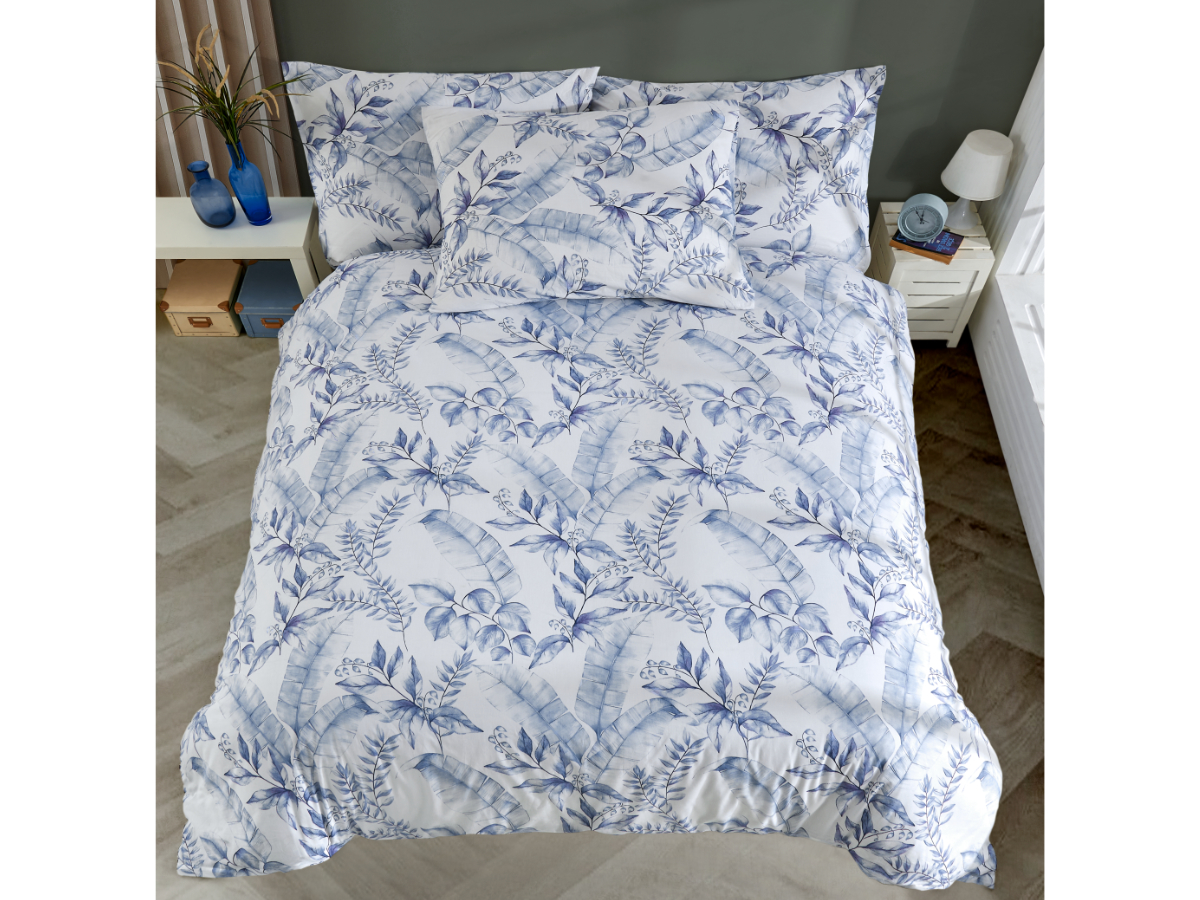 Brotex Povlečení francouzské bavlna 240x220,70x90 Lucy modrá