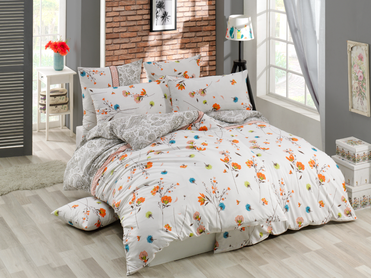 Brotex Prodloužené povlečení bavlna 140x220, 70x90 cm Stela cream
