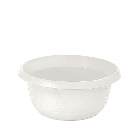 Branq Kulatý lavor/mísa Cotton 8l - antická bílá