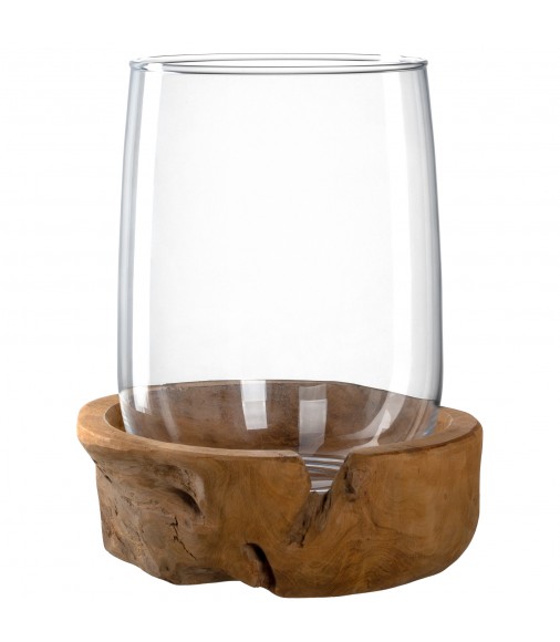 Leonardo Svícen s teakovým podstavcem 27 cm