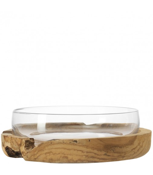 Leonardo Miska s teakovým podstavcem 39 cm