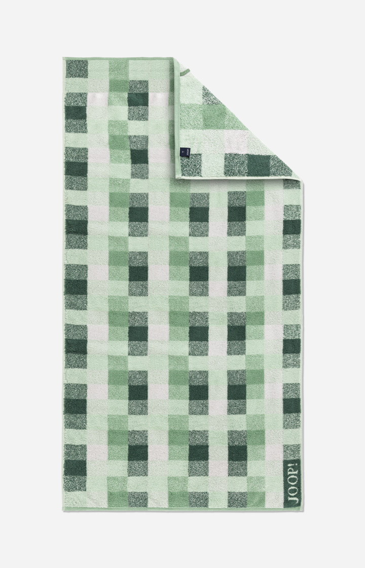 JOOP! VIBE Ručníky zelené karo Rozměr: Ručník 50 x 100 cm