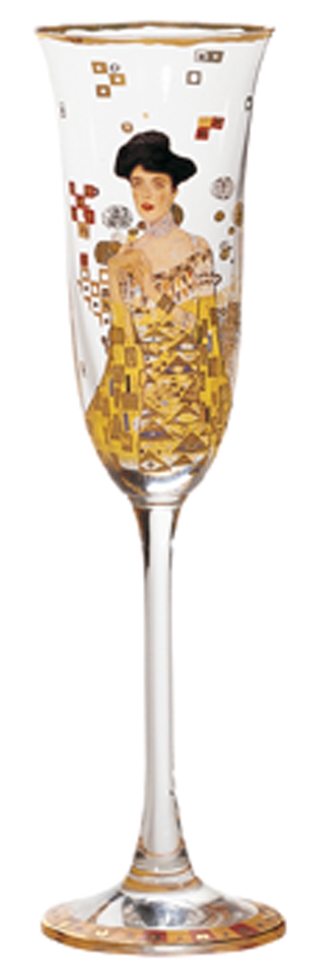Goebel Klimt Sklenice na sekt Adele Bloch-Bauer