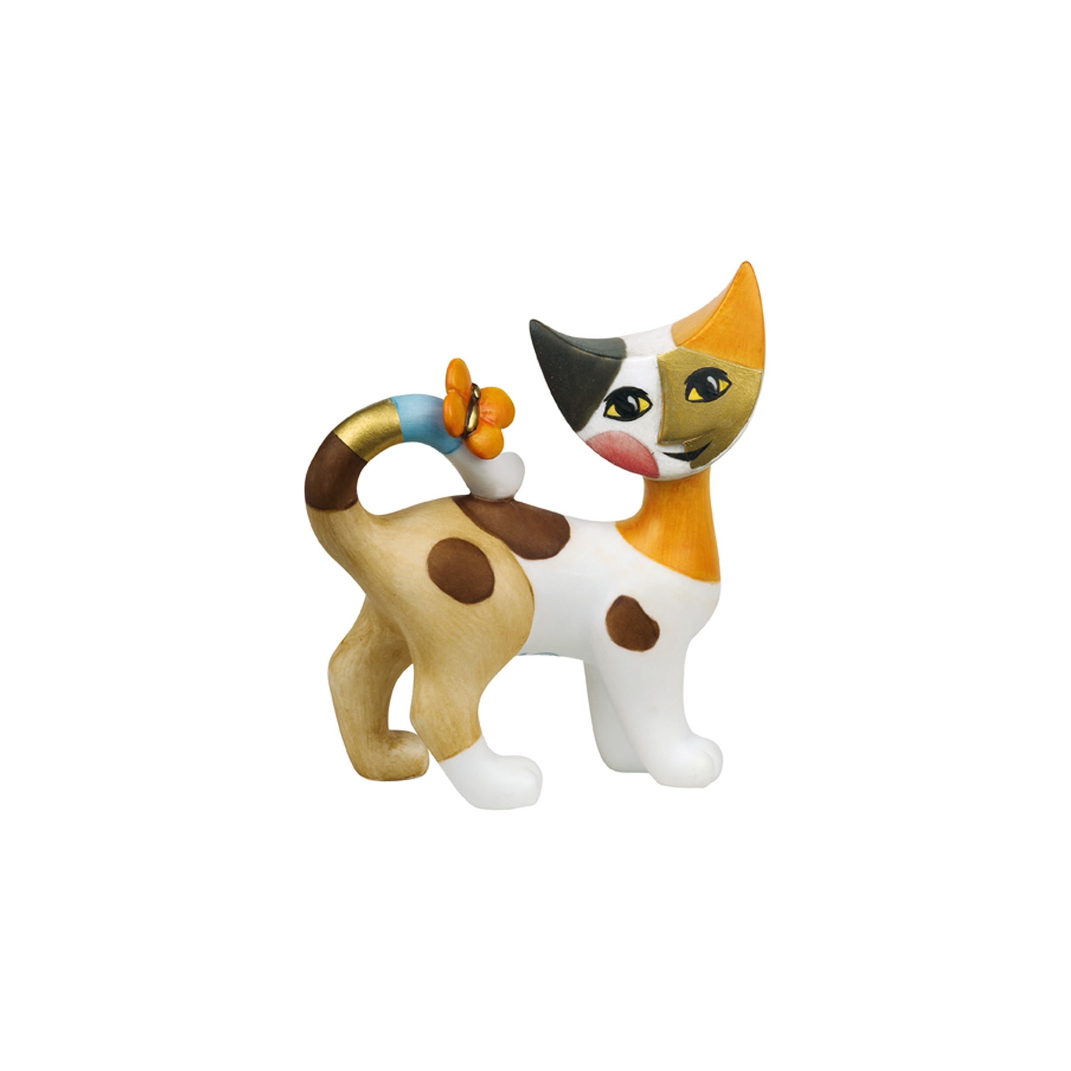 Goebel Miniature Cats Soška kočky s motýlem Clara