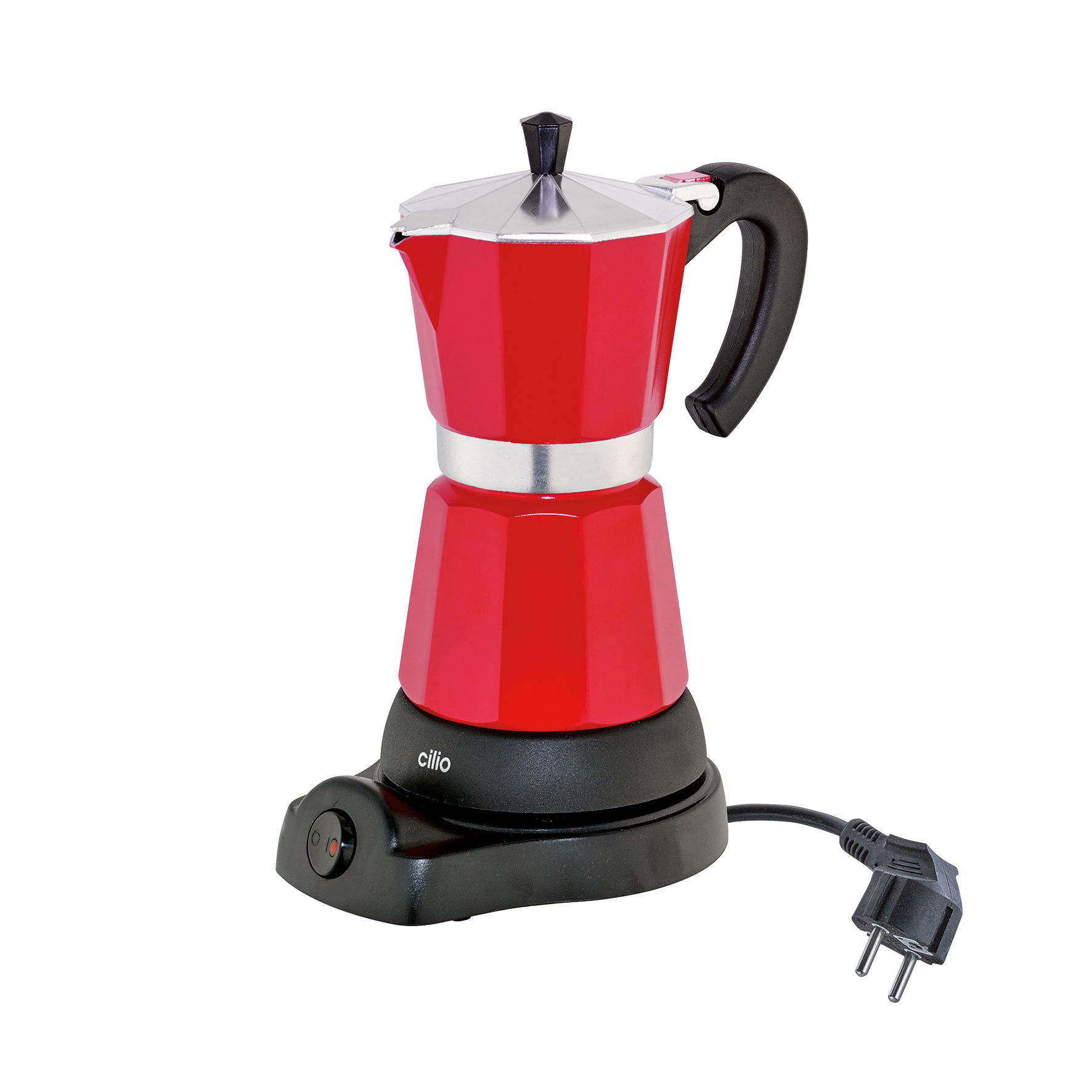 El. vařič espresso "Classico" červený, Cilio