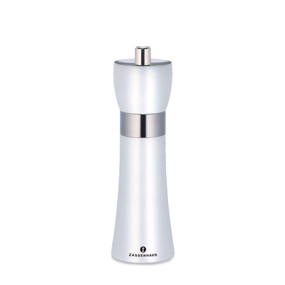 HAMBURG mlýnek na pepř bílý 18 cm, Zassenhaus