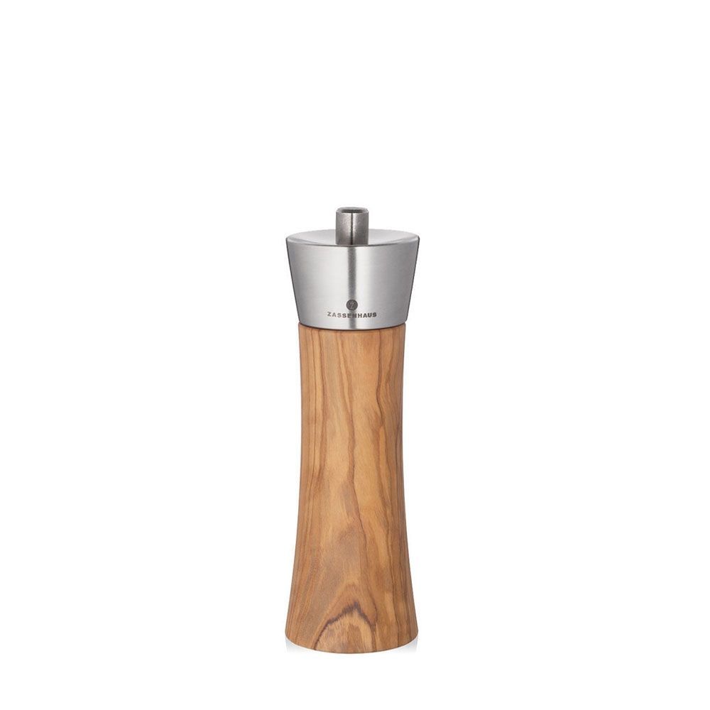 Mlýnek na pepř "Augsburg" olivové dřevo 18cm, Zassenhaus