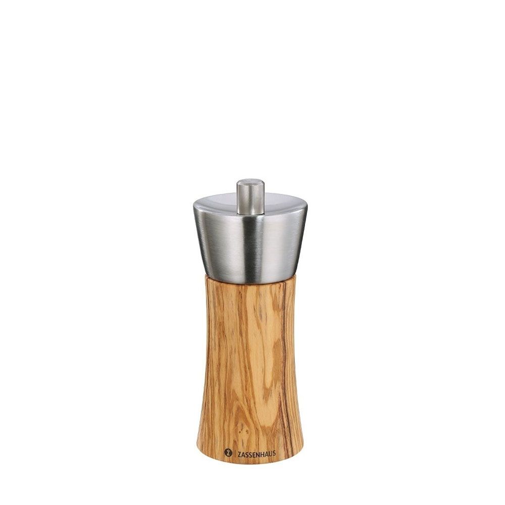 Mlýnek na pepř "Augsburg" olivové dřevo 14cm, Zassenhaus