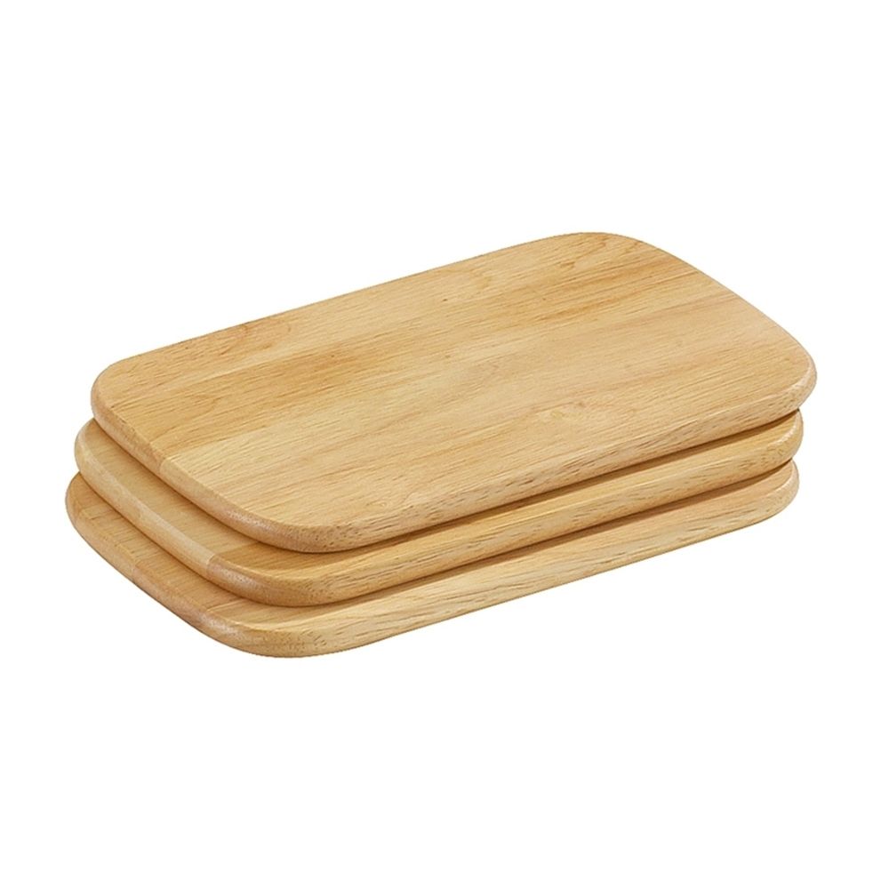 Set 3 snídaňových prkýnek, hranatých 22x, Zassenhaus