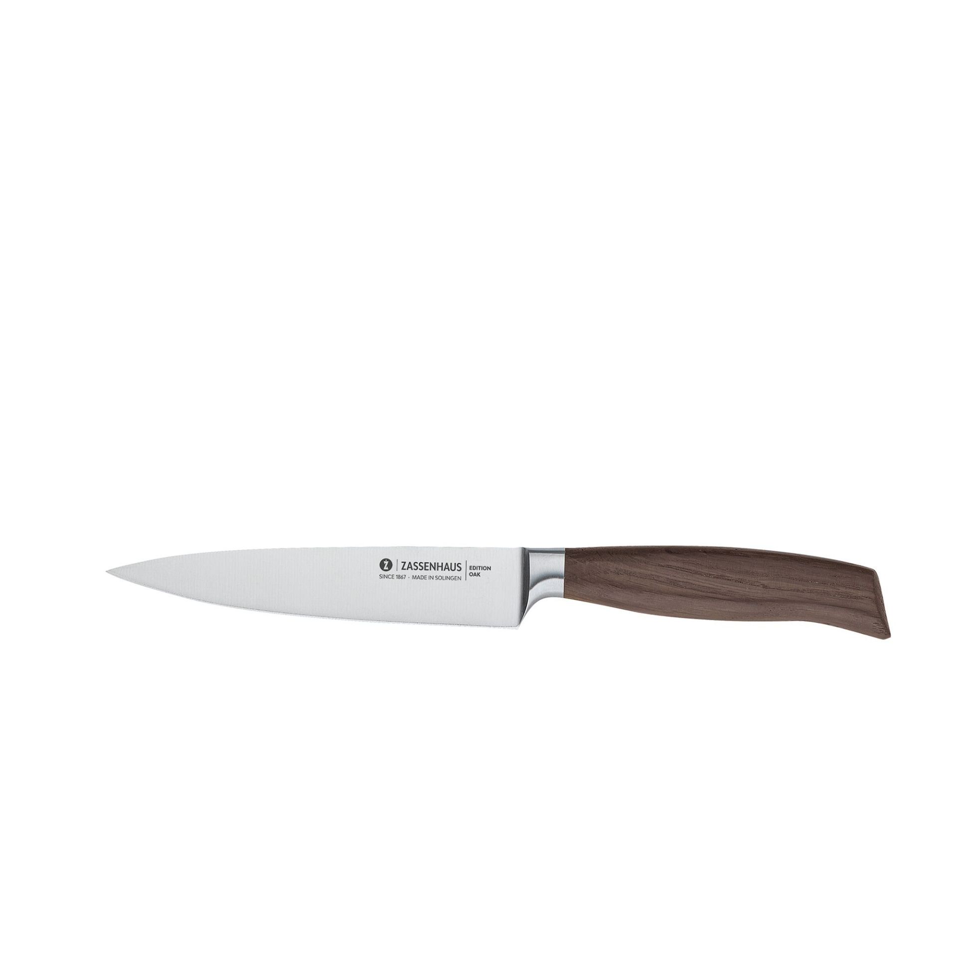 Filetovací nůž, 16cm, dub, Zassenhaus