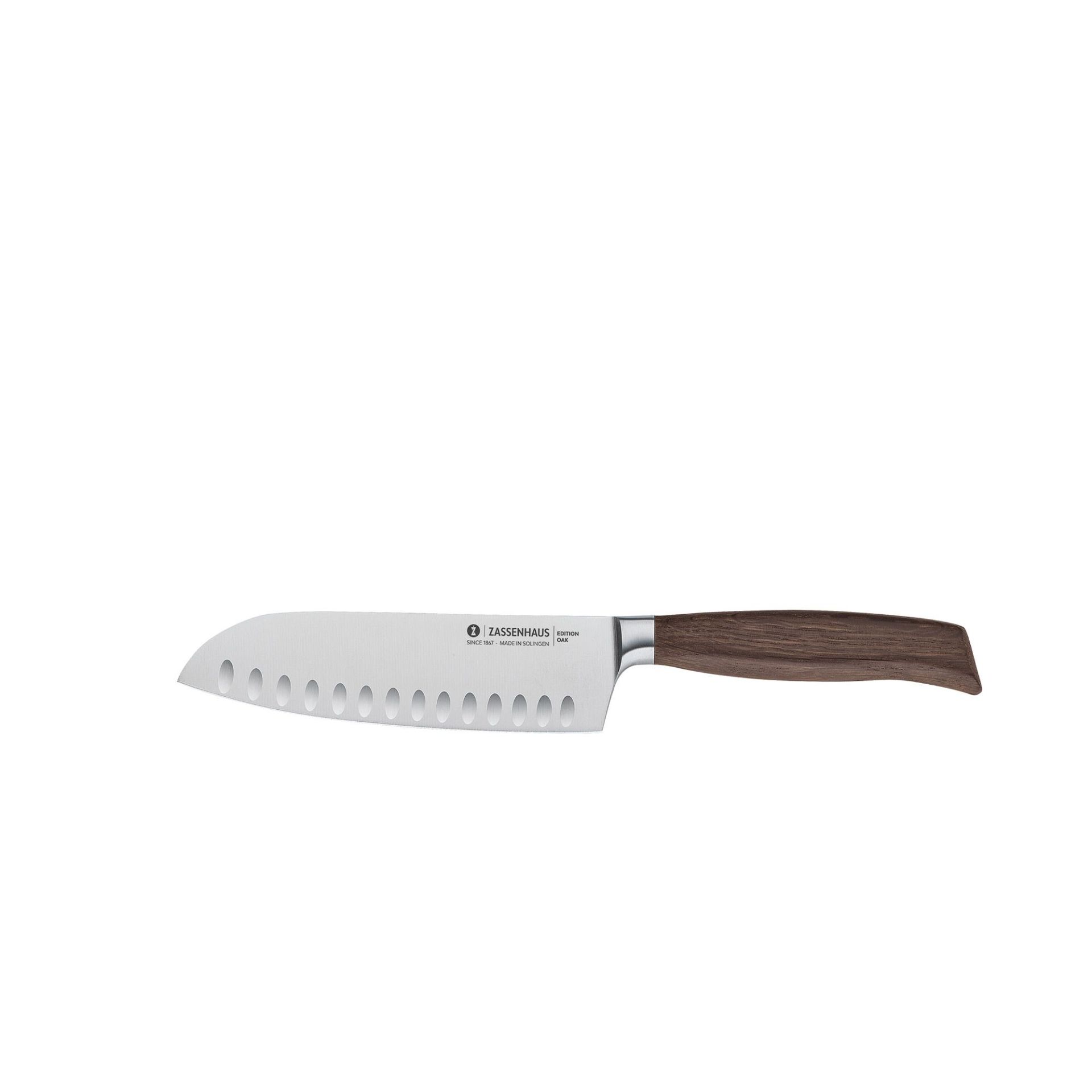 Nůž SANTOKU, 16cm, dub, Zassenhaus