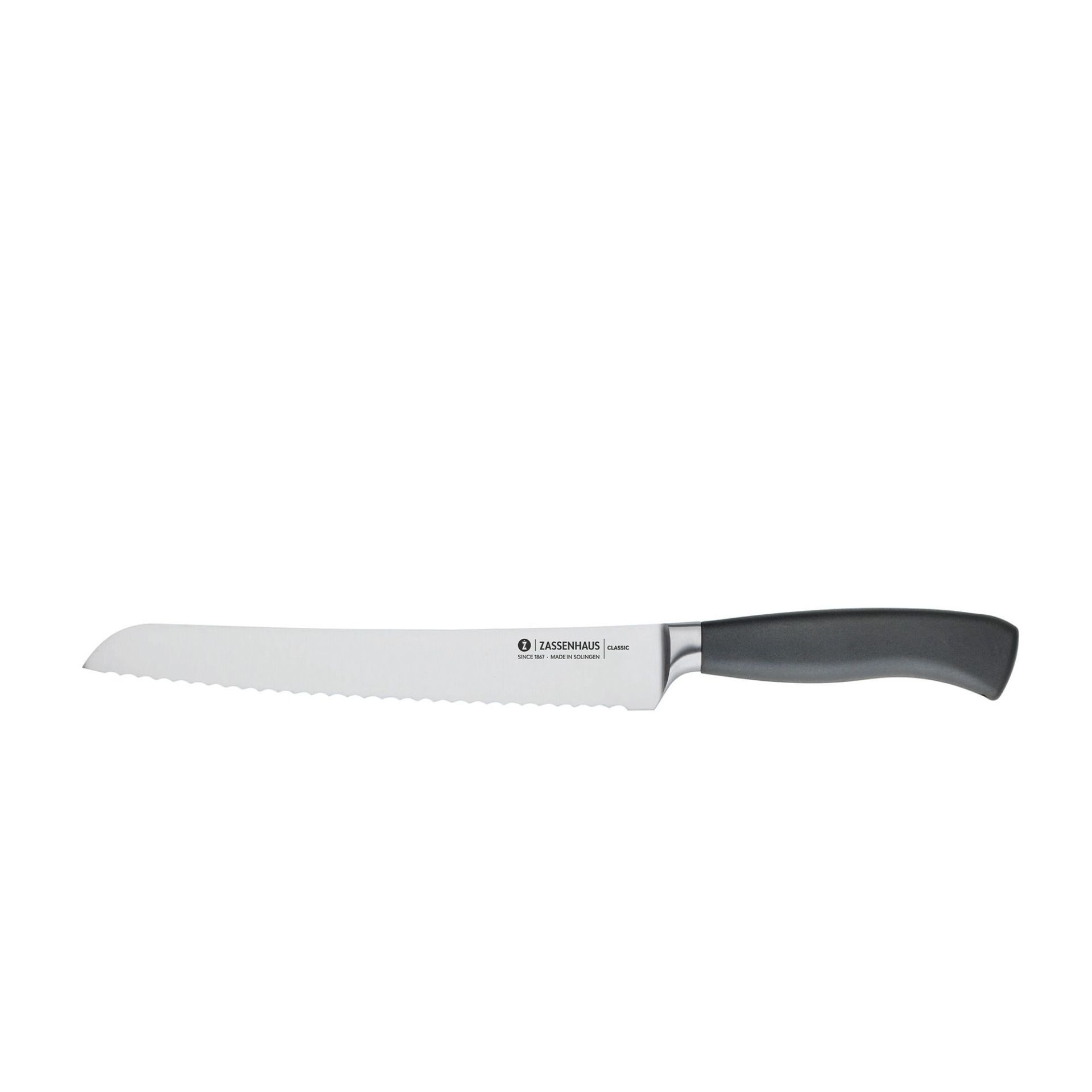 Nůž na chleba, 22cm, plast, Zassenhaus