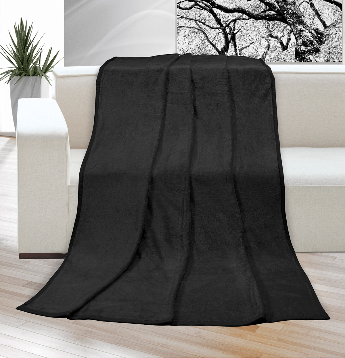 Brotex Deka micro jednolůžko 150x200cm černá