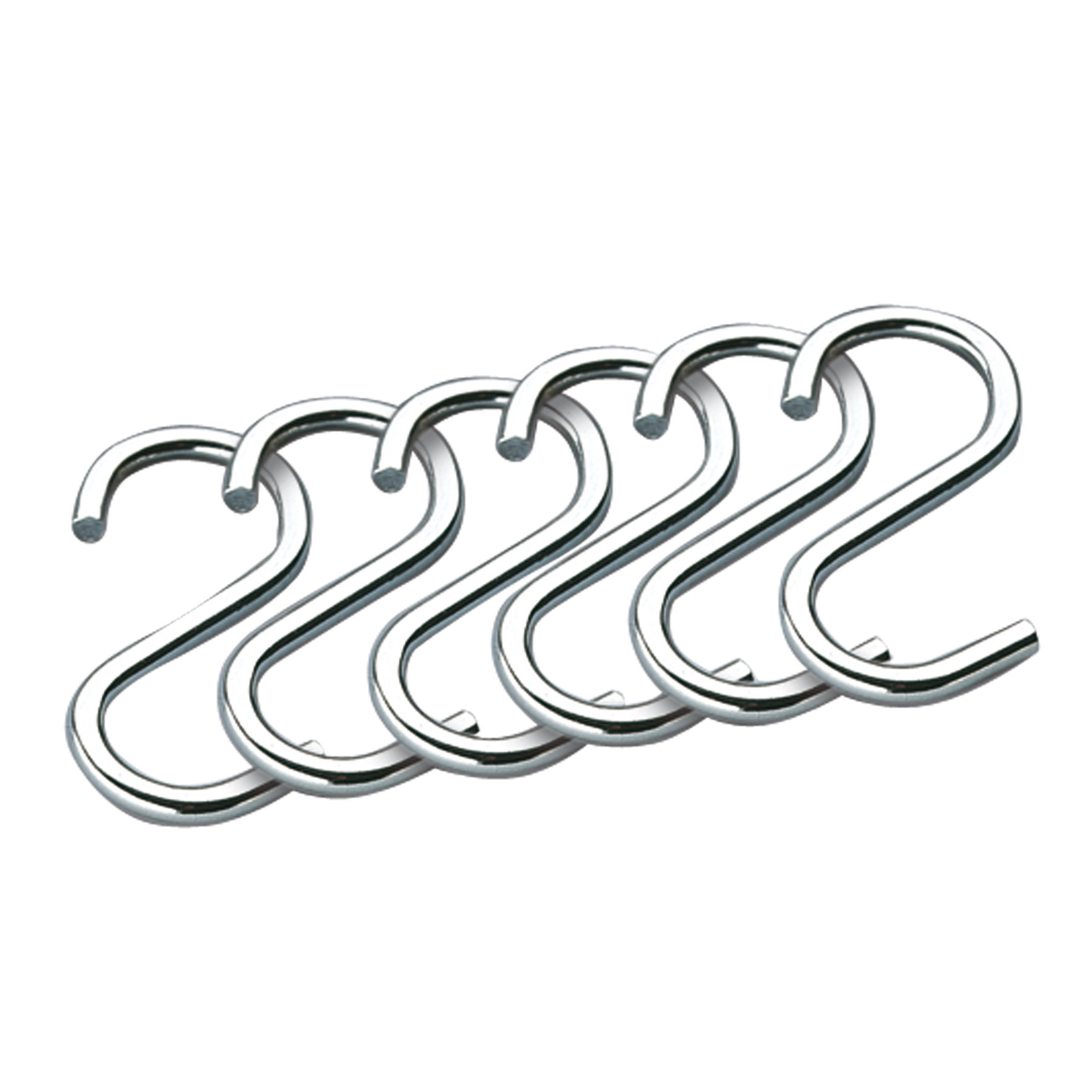 S-háčky chrom 5 cm set 6 ks, Küchenprofi