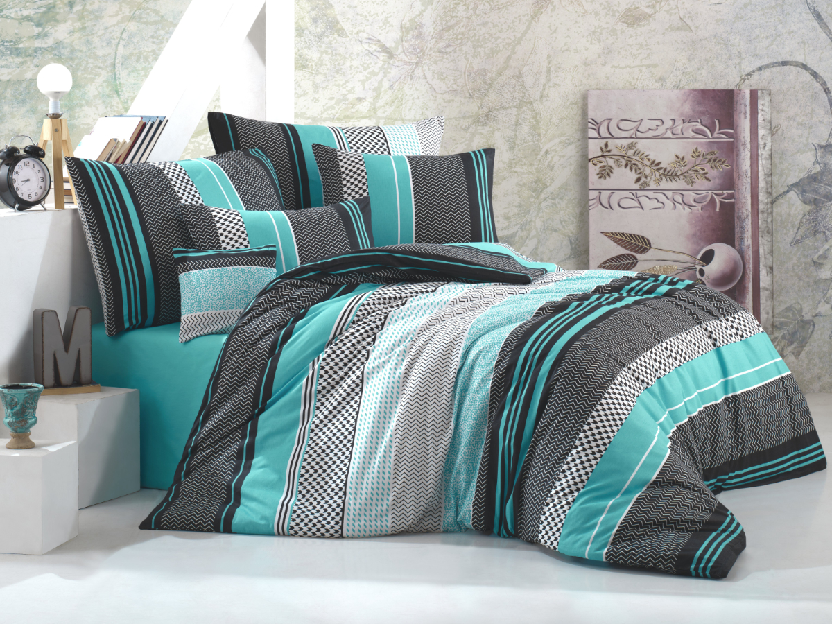 Brotex Povlečení francouzské bavlna 220x220,70x90 Sorento green