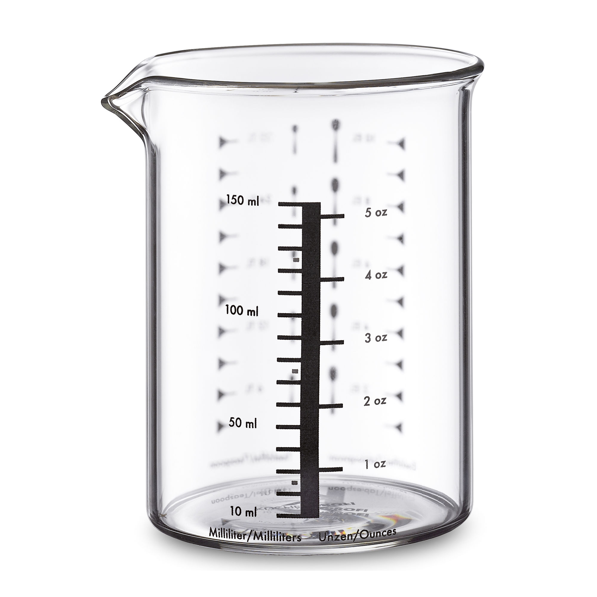 Odměrka 150 ml, skleněná, Küchenprofi
