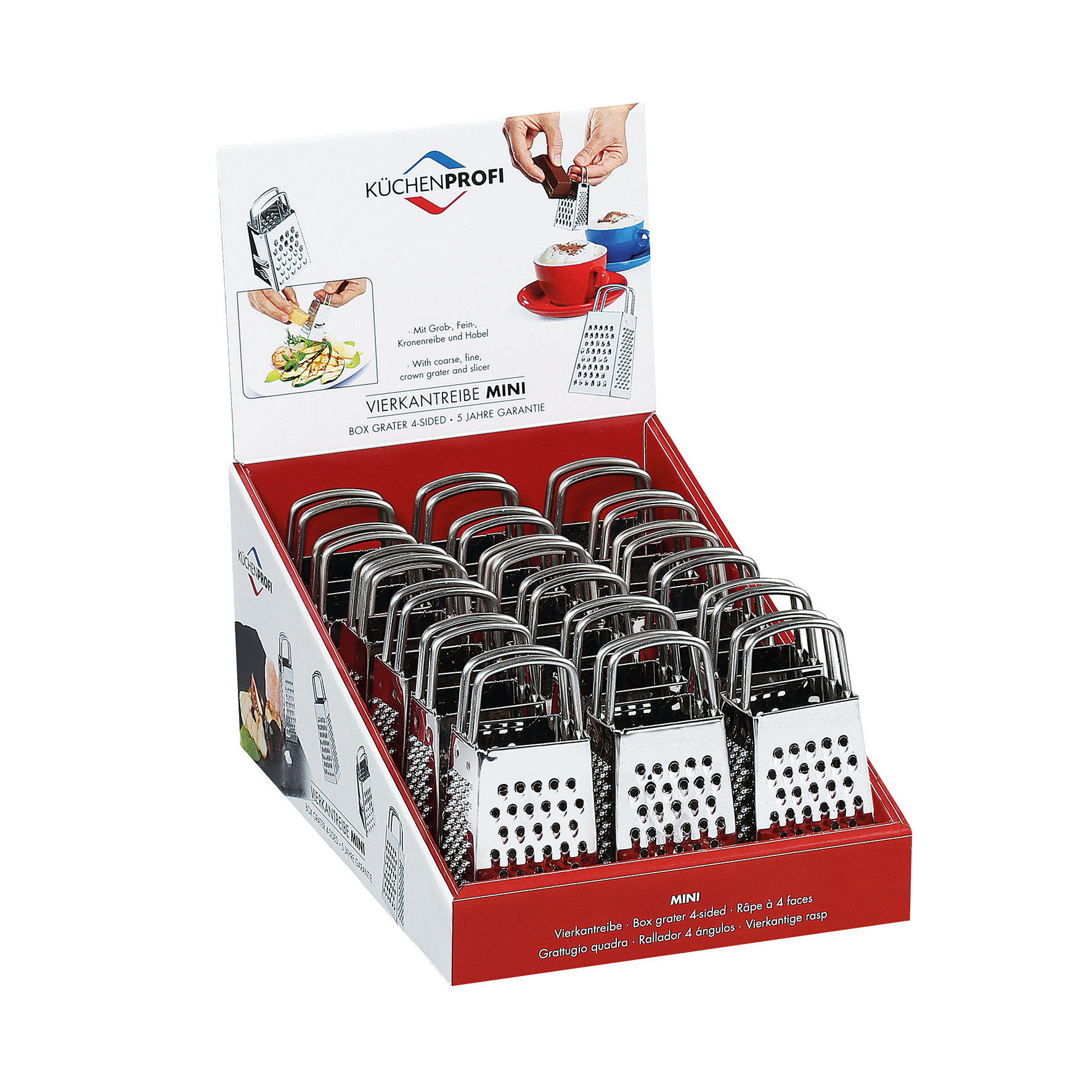 Mini struhadlo 4-hranné - Küchenprofi