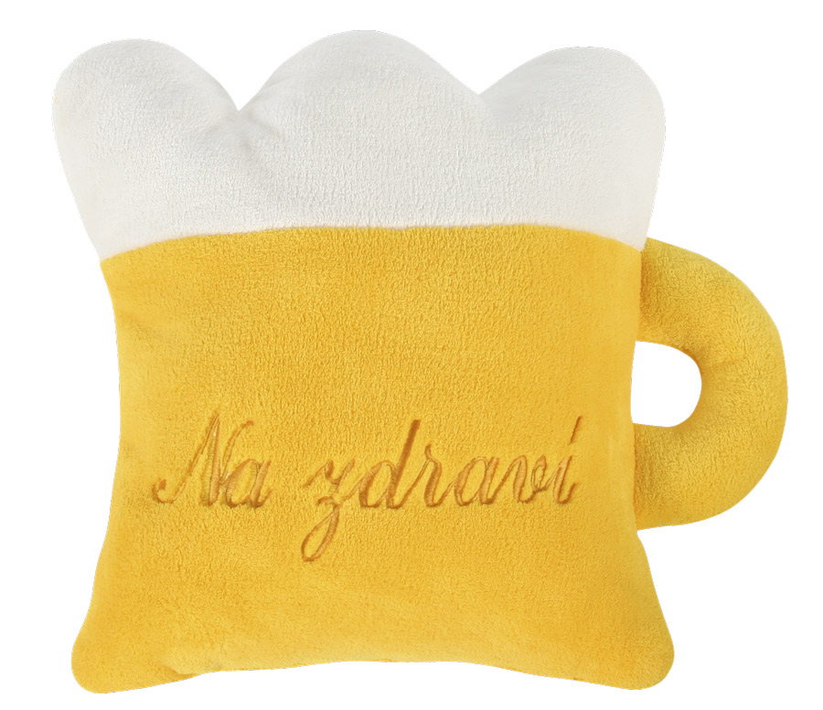 Brotex Tvarovaný polštářek pivo